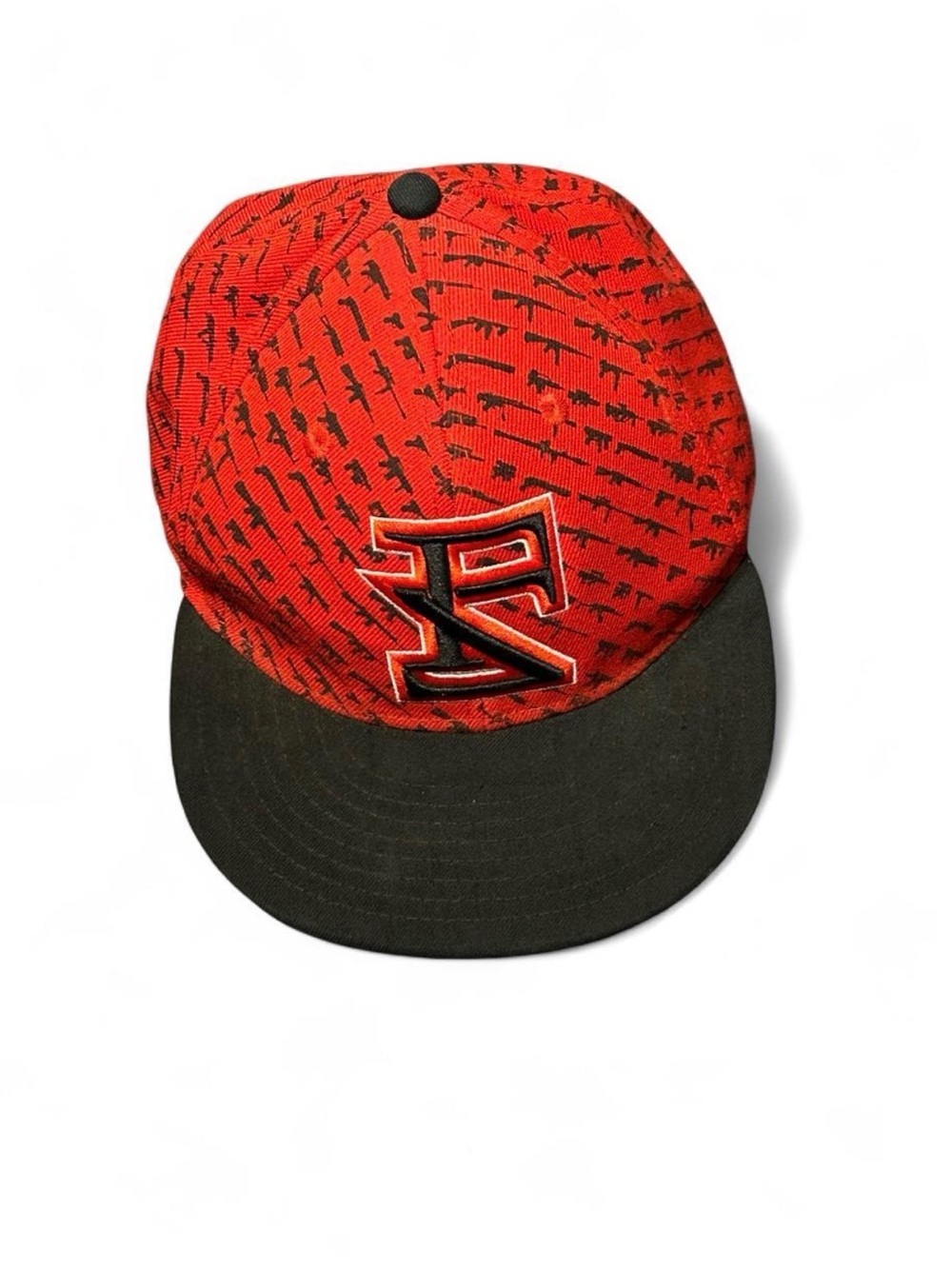 Rogue Status Gun Print Snapback Hat
